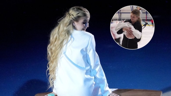 Трусова вышла на лёд с сыном! Прошло всего девять дней после родов Трусова вышла на лёд с сыном! Прошло всего девять дней после родов